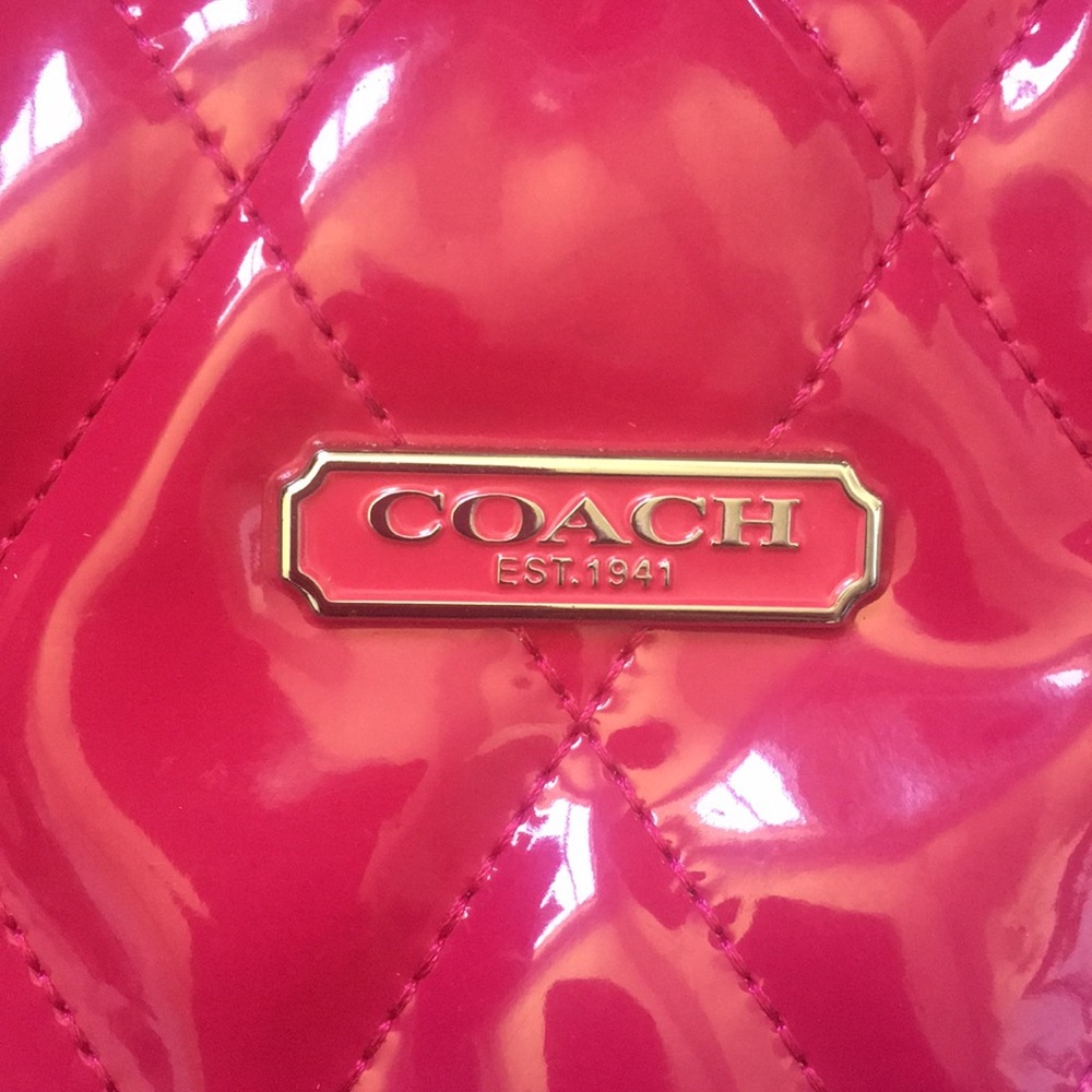 Hot pink Coach Purse